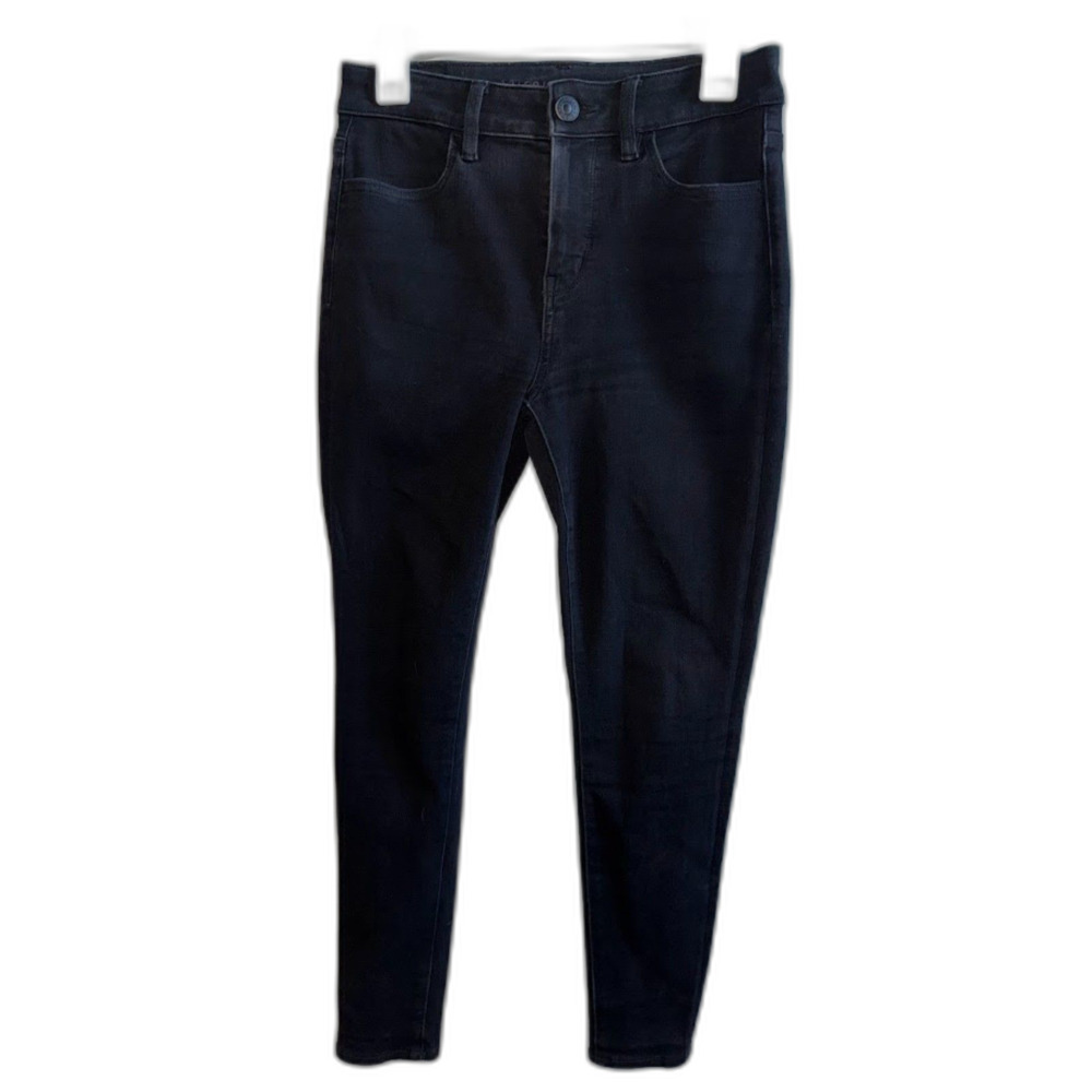 American Eagle The Dream Jean Hi-Rise Jegging Black Size 4 Short